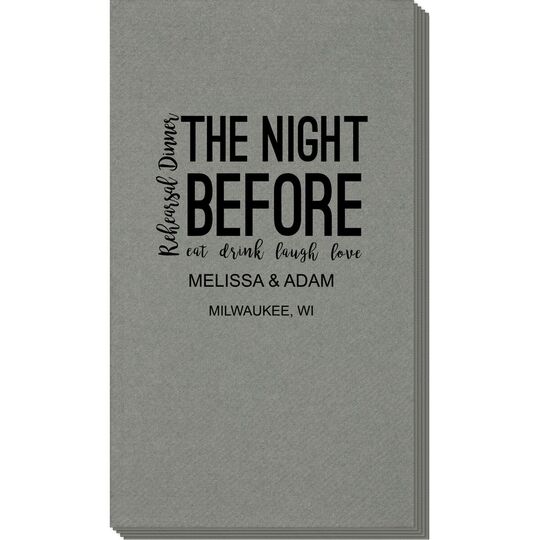 The Night Before Linen Like Guest Towels