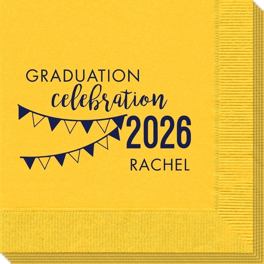 Celebration Pennants Graduation Napkins
