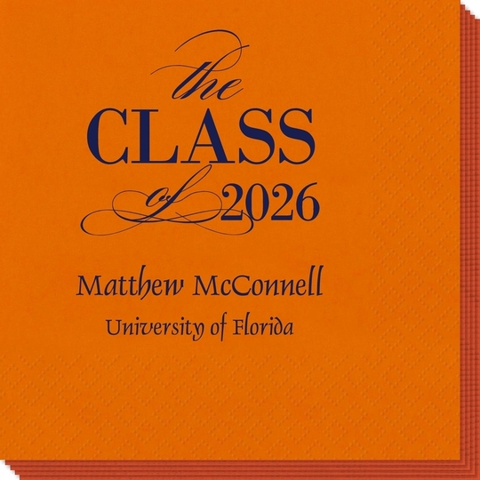 Classic Class of Graduation Napkins