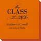 Classic Class of Graduation Napkins Image 1 of 3