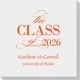 Classic Class of Graduation Linen Like Napkins Image 1 of 3