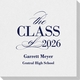 Classic Class of Graduation Linen Like Napkins Image 3 of 3