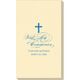 Fleur De Lis Cross Linen Like Guest Towels Image 1 of 3
