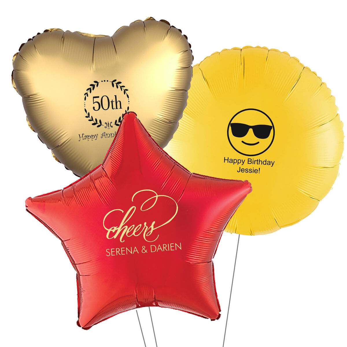 Custom mylar outlet balloons