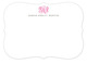 Medallion Script Monogram Flat Note Cards Image 1 of 2