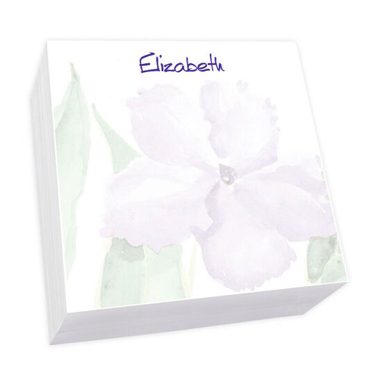 Watercolor Pansy Memo Square REFILL ONLY
