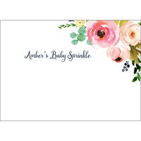 Rose Bunch Flat Place Cards