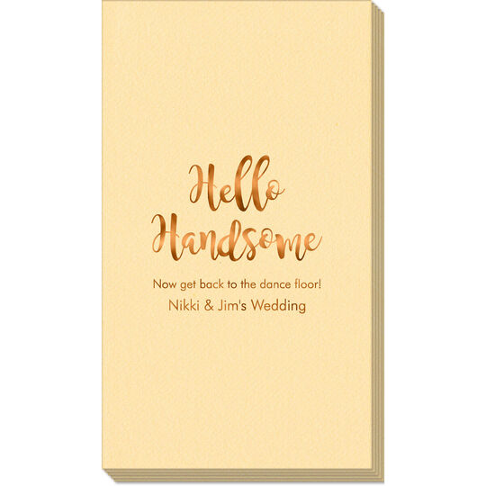 Hello Handsome Linen Like Guest Towels