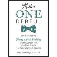 Mister Wonderful Invitations