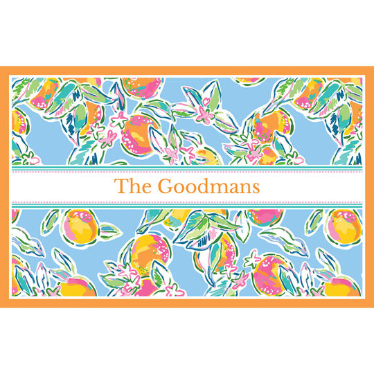 Just Peachy Placemats