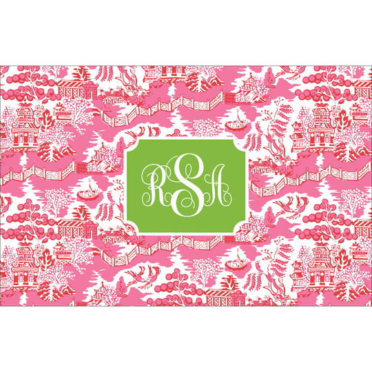 Pink Chinoiserie Placemats