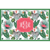 Flamingos and Zebras Placemats