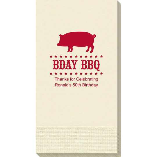 BBQ Pig Guest Towels