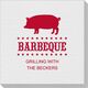 BBQ Pig Linen Like Napkins Image 2 of 3