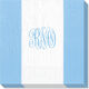 Light Blue Bandol Stripe Caspari Napkins Image 1 of 2
