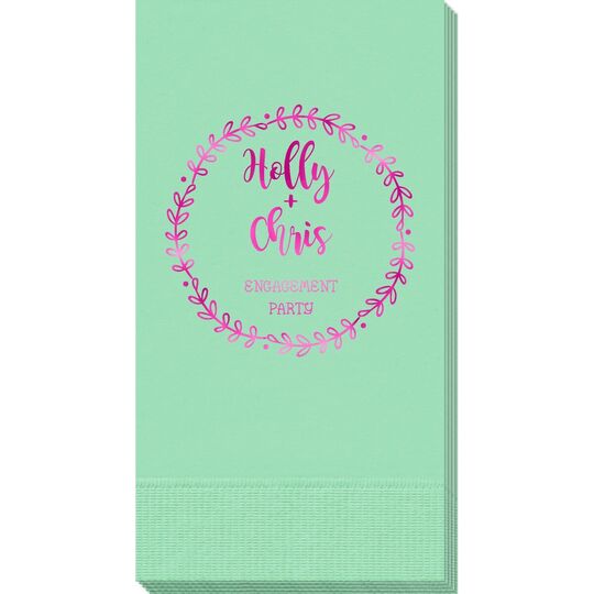 Sweet Wreath Guest Towels