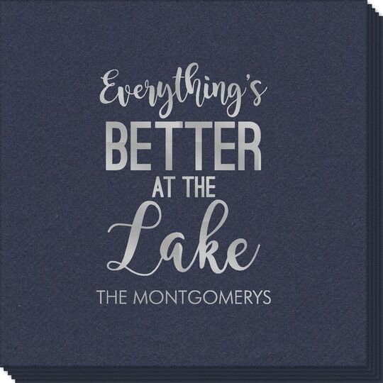 Better at the Lake Linen Like Napkins