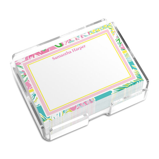 Bali Garden Border 4x3 Post-it® Notes