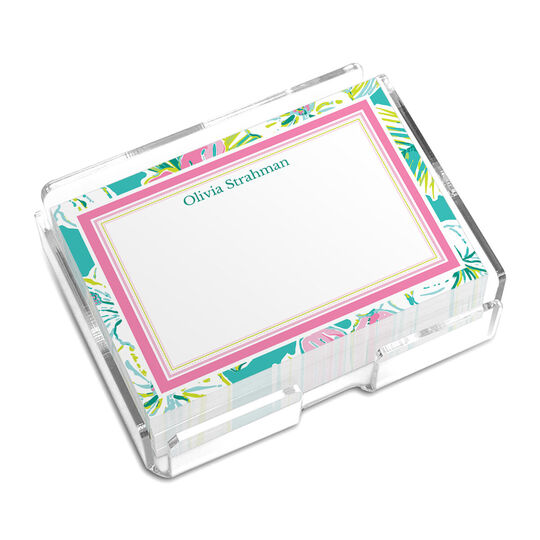 Bali Tropique Border 4x3 Post-it® Notes