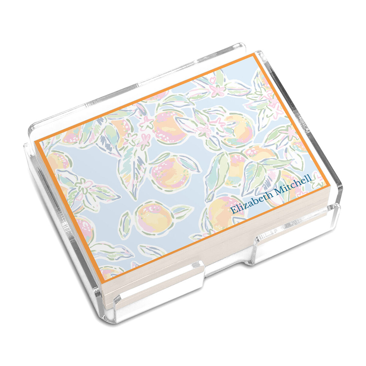 Custom Screened Just Peachy 4x3 Post-it® Notes