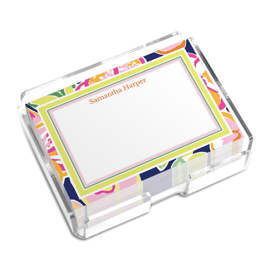 Island Hibiscus Border 4x3 Post-it® Notes