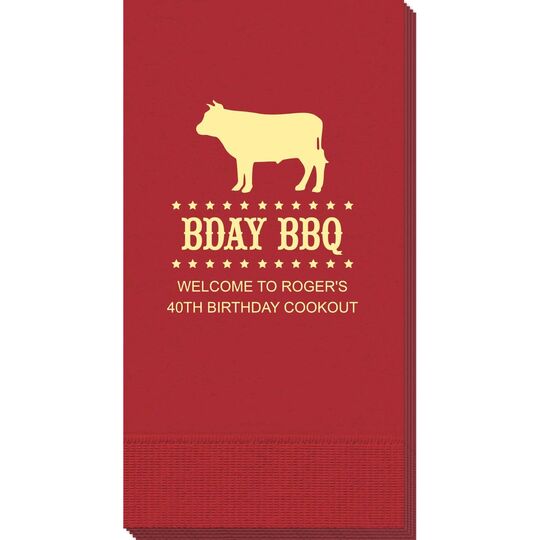 BBQ Cow Guest Towels