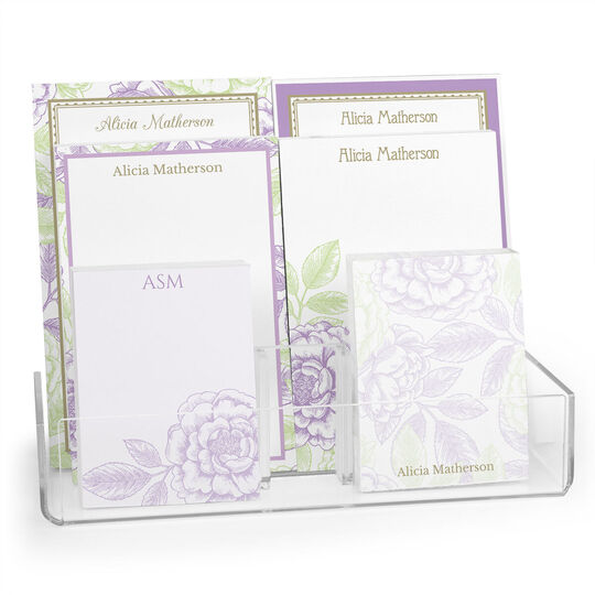 Garden Rose Notepad Set