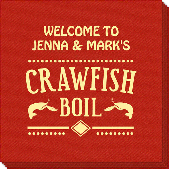 Crawfish Boil Linen Like Napkins
