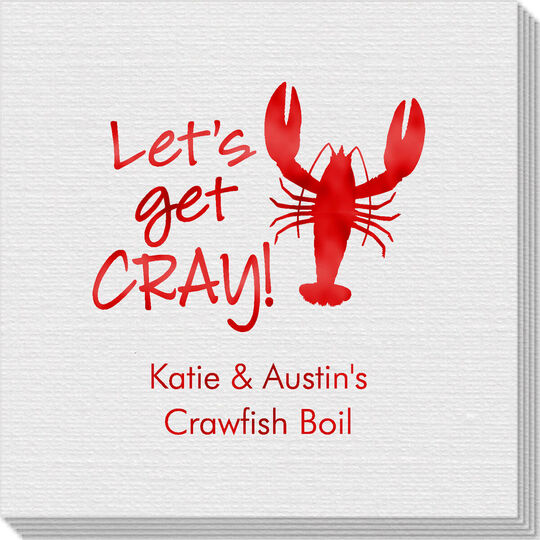 Let's Get Cray Linen Like Napkins