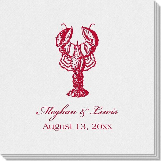 Lobster Linen Like Napkins