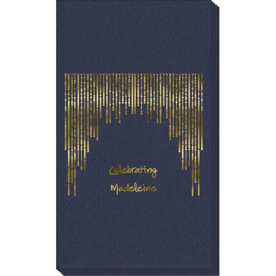 Stunning Streamers Linen Like Guest Towels