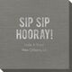 Bold Sip Sip Hooray Bamboo Luxe Napkins Image 2 of 4