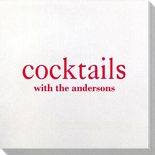 Big Word Cocktails Bamboo Luxe Napkins