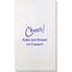Fun Cheers Bamboo Luxe Guest Towels Image 7 of 7