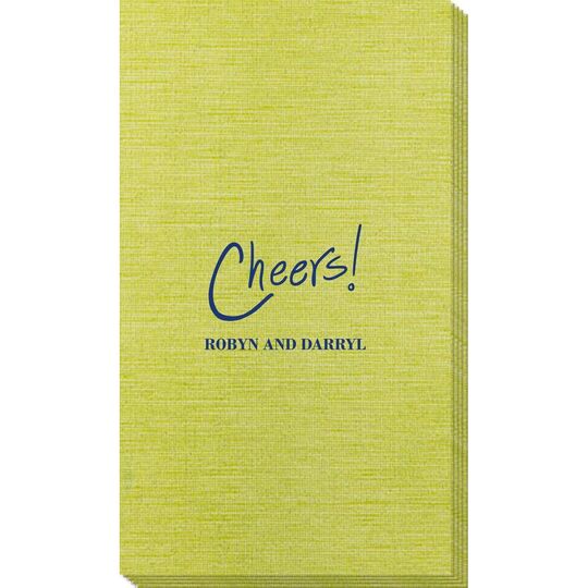 Fun Cheers Bamboo Luxe Guest Towels