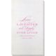 Love Laughter Ever After Bamboo Luxe Guest Towels Image 1 of 6