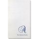 Elegant Initial Bamboo Luxe Guest Towels Image 5 of 5