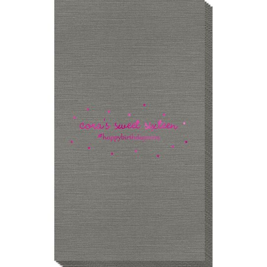 Sweet Little Stars Bamboo Luxe Guest Towels