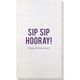 Bold Sip Sip Hooray Bamboo Luxe Guest Towels Image 1 of 4