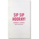 Bold Sip Sip Hooray Bamboo Luxe Guest Towels Image 4 of 4