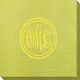 Double Circle Monogram Bamboo Luxe Napkins Image 4 of 5