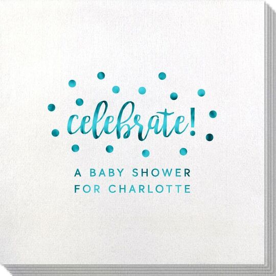 Confetti Dot Celebrate Bamboo Luxe Napkins