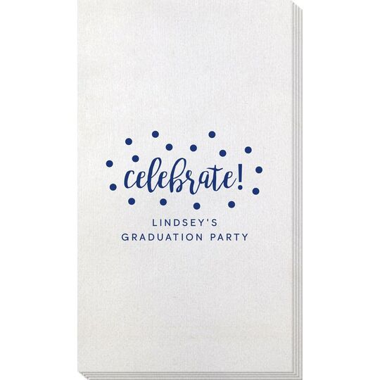 Confetti Dot Celebrate Bamboo Luxe Guest Towels