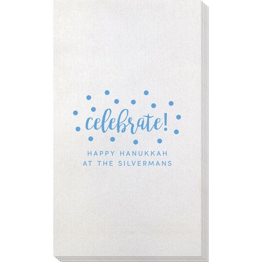 Confetti Dot Celebrate Bamboo Luxe Guest Towels