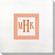 Greek Key Border with Monogram Bamboo Luxe Napkins Image 1 of 2