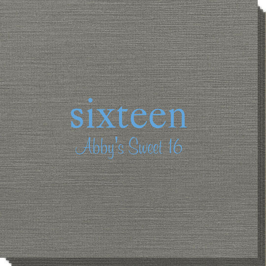 You Create Your Big Number Bamboo Luxe Napkins