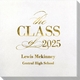 Classic Class of Graduation Bamboo Luxe Napkins Image 2 of 3
