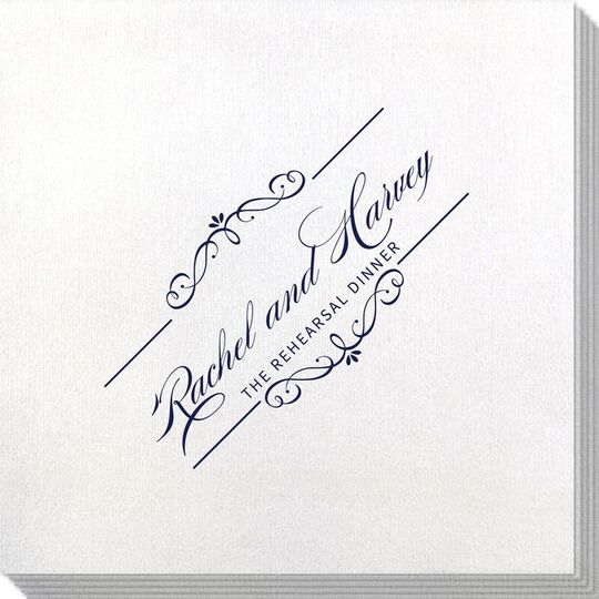 Bellissimo Scrolled Bamboo Luxe Napkins