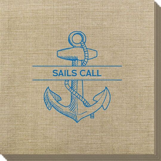 Anchor Name Bamboo Luxe Napkins