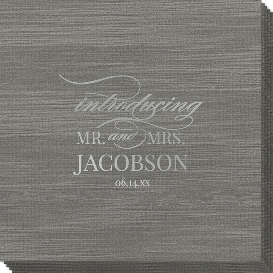 Introducing Mr. and Mrs. Bamboo Luxe Napkins